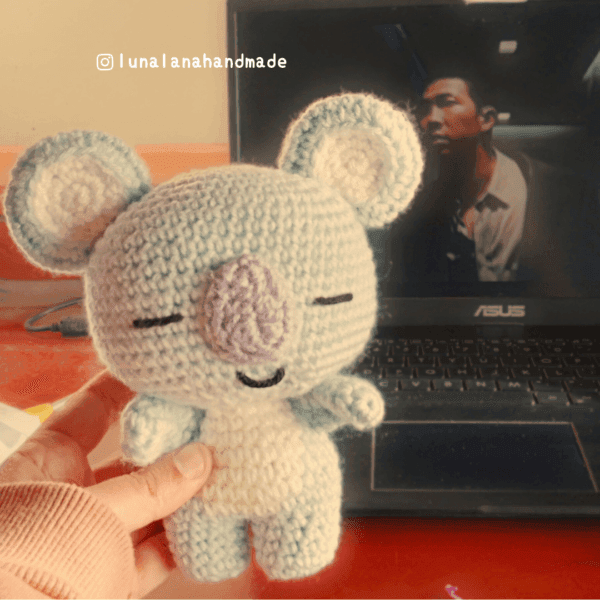 BTS RM KOYA BT21 Amigurumi pattern by Lunalanahandmade