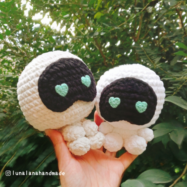 BTS Jin Baby Wootteo Plushie Amigurumi Pattern by Lunalanahandmade